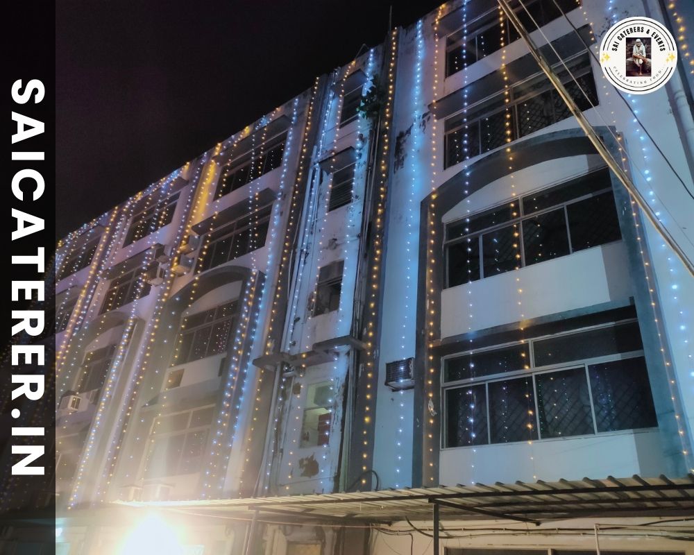 Corporate buffet catering setup in Kolkata outdoor event